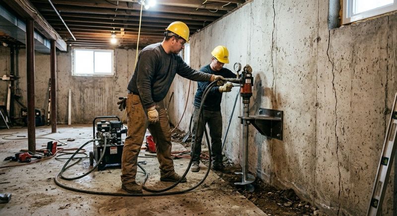 Basement Stabilization in North Fort Myers, FL