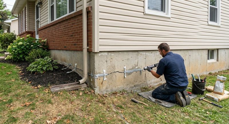 Cracked Foundation Repair in North Fort Myers, FL