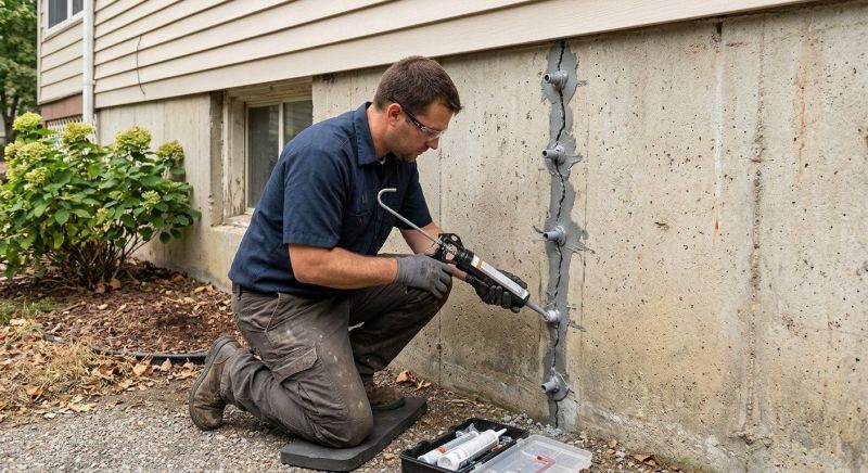 Foundation Crack Sealing in North Fort Myers, FL