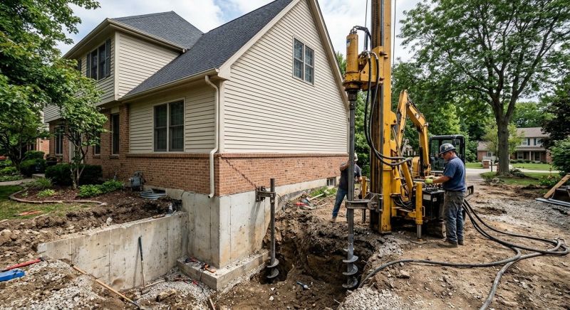 Helical Piers Installation in North Fort Myers, FL