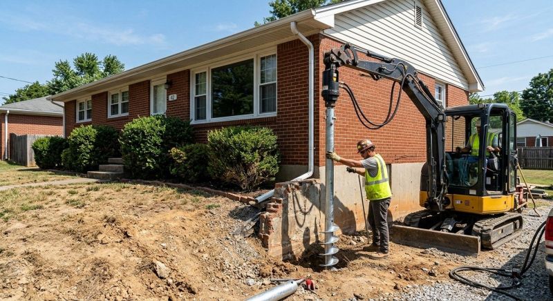 Helical Pile Installation in North Fort Myers, FL
